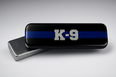K9 Police Officer Thin Blue Line Magnetic Mourning Band