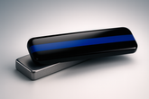 Police Officer Thin Blue Line | Magnetic Mourning Badge Band | My Mourning Band