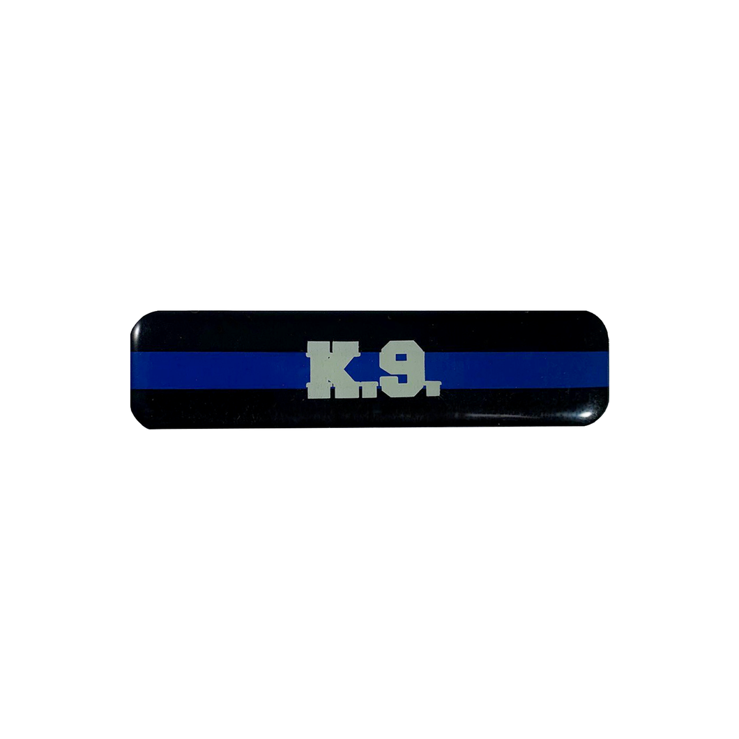 K9 Police Officer Thin Blue Line Magnetic Mourning Band